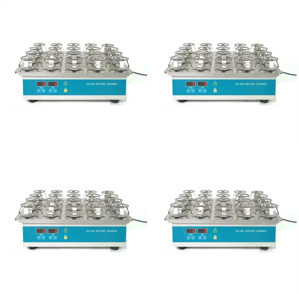 Laboratory track shaker with timer HZ-300-II 40~ 300 rpm
Laboratory track shaker with timer HZ-300-II 40~ 300 rpm