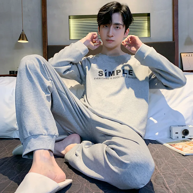 Men Pyjama Set Soft Long Seleeve 2 Pcs Sleepwear Suit 2023 New Male Sleep Clothing Night Home Wear Casual Pajama Pijama Hombre
Men Pyjama Set Soft Long Seleeve 2 Pcs Sleepwear Suit 2023 New Male Sleep Clothing Night Home Wear Casual Pajama Pijama Hombre
