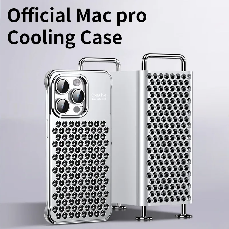 Lovebay Aluminum for IPhone 15 14 Pro Max Case for Iphone 14 Pro Cover Hollow Heat Dissipation Anti-fall Suitable for Iphone 15
Lovebay Aluminum for IPhone 15 14 Pro Max Case for Iphone 14 Pro Cover Hollow Heat Dissipation Anti-fall Suitable for Iphone 15