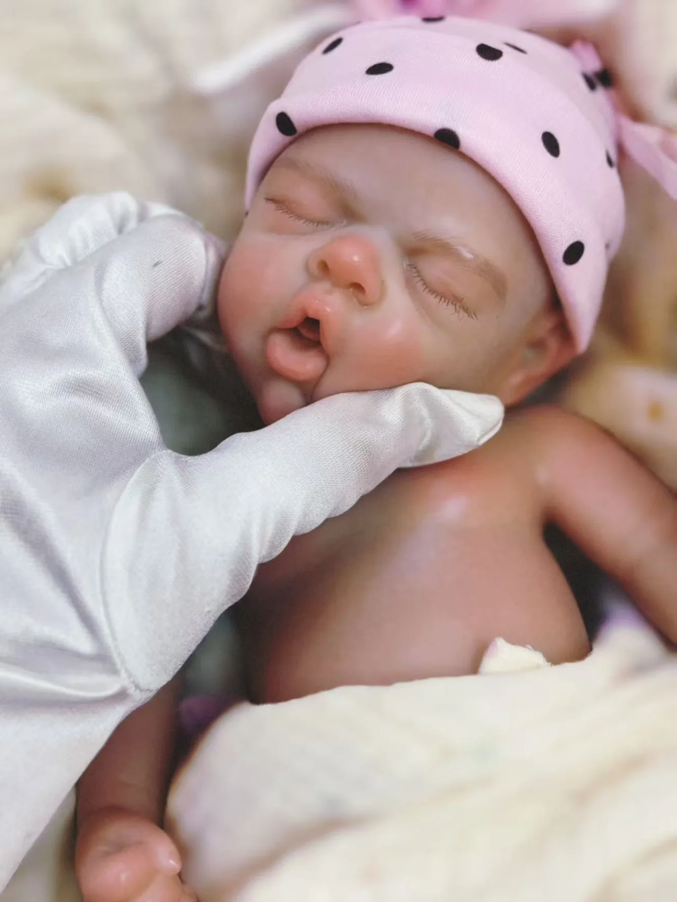 Aizwa1 13 Inch Full Silicone Reborn Doll Girl Handmade Lifelike 3D Painted Skin Can Open Mouth Newborn Girl
Aizwa1 13 Inch Full Silicone Reborn Doll Girl Handmade Lifelike 3D Painted Skin Can Open Mouth Newborn Girl