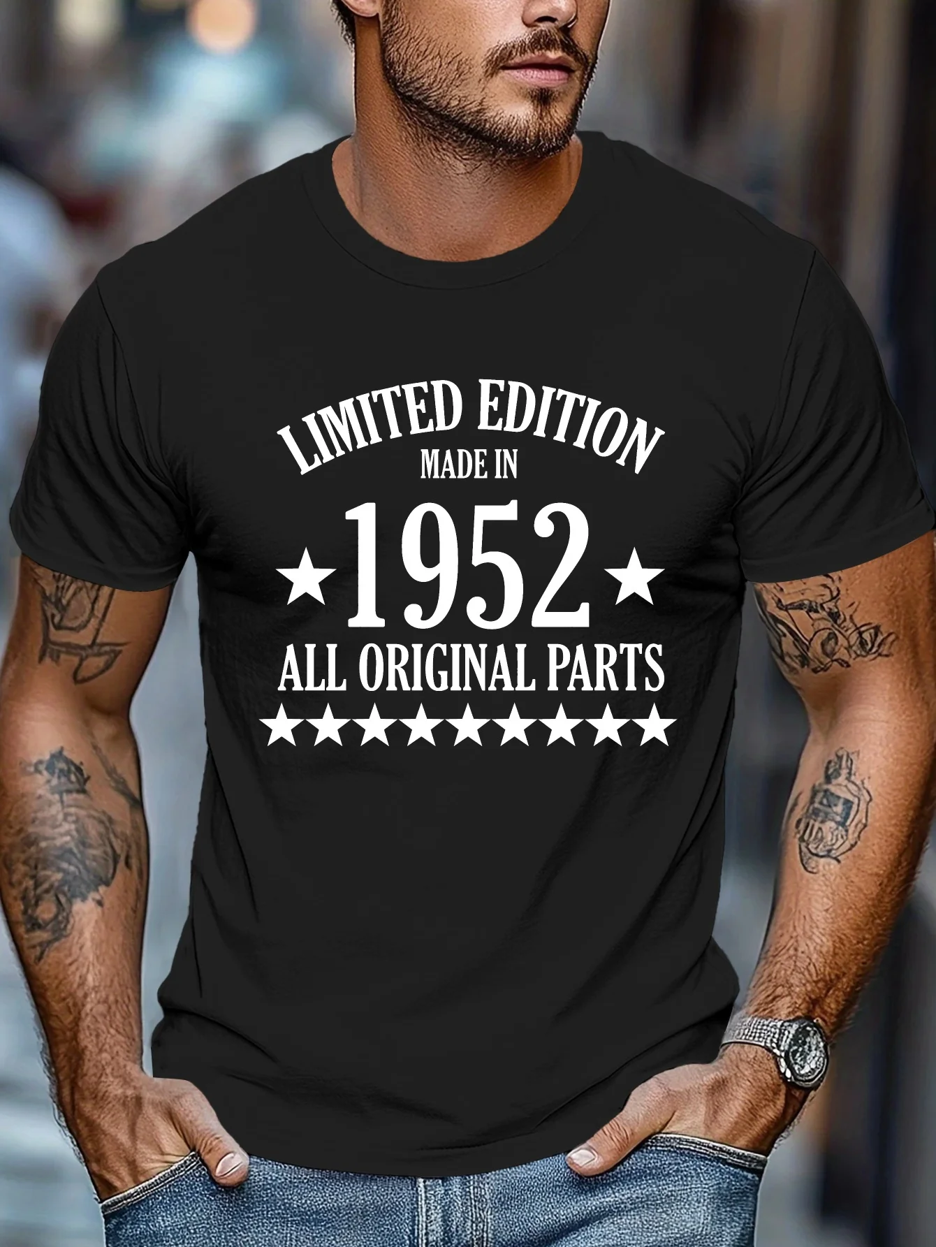 Exclusive 1952 Men's Short Sleeve Summer T-Shirt
Exclusive 1952 Men's Short Sleeve Summer T-Shirt