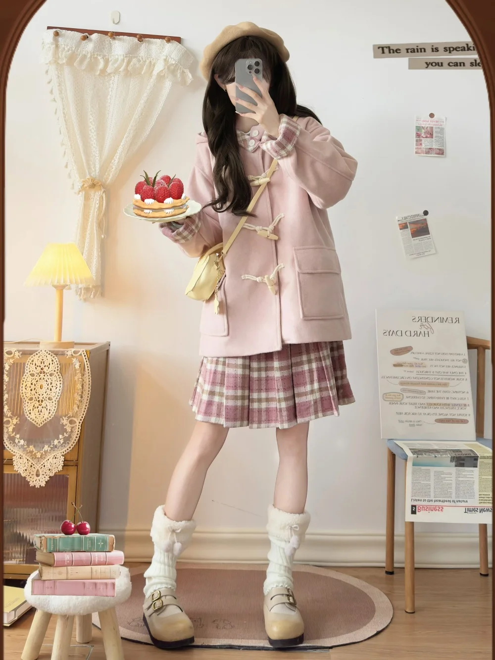 Mystery Rabbit Girl оригинальное милое чайное клетчатое пальто JK осень-зима розовое синее шерстяное хлопковое лоскутное пальто на пуговицах
Mystery Rabbit Girl оригинальное милое чайное клетчатое пальто JK осень-зима розовое синее шерстяное хлопковое лоскутное пальто на пуговицах