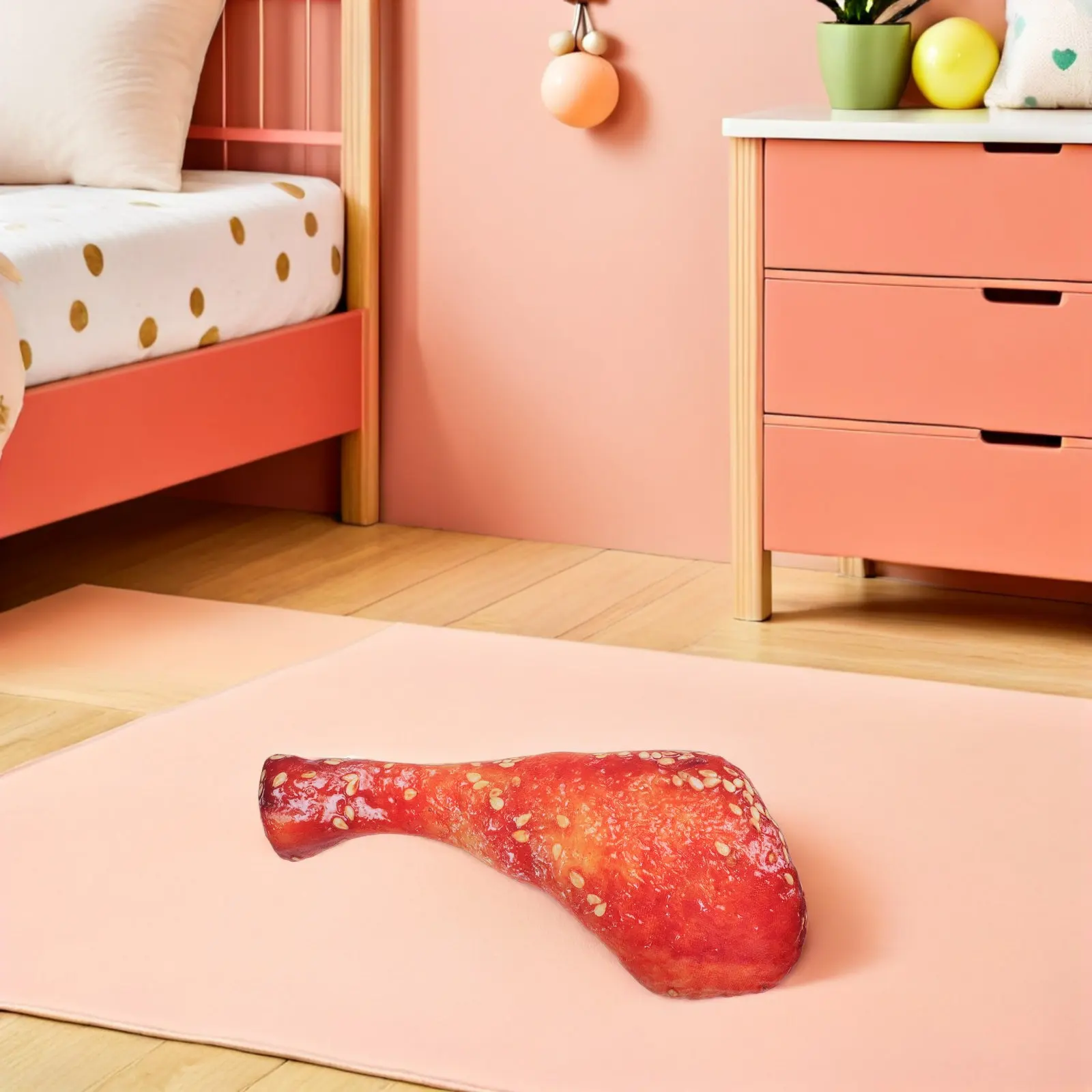 15 Inch Realistic Fried Chicken Leg Decor Pillow for Home Office Sofa Bed Festival Decoration Soft Cuddly Food Shaped Cushion
15 Inch Realistic Fried Chicken Leg Decor Pillow for Home Office Sofa Bed Festival Decoration Soft Cuddly Food Shaped Cushion