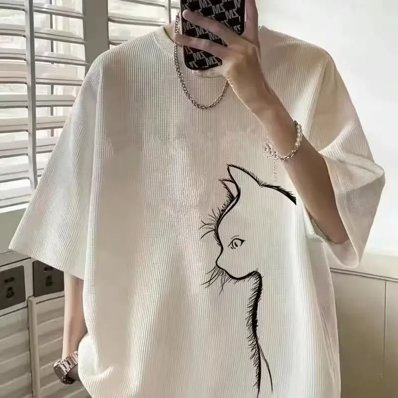 Sense of niche short-sleeved men's summer fashion brand boys heavyweight five-quarter sleeve T-shirt waffle half-sleeved
Sense of niche short-sleeved men's summer fashion brand boys heavyweight five-quarter sleeve T-shirt waffle half-sleeved