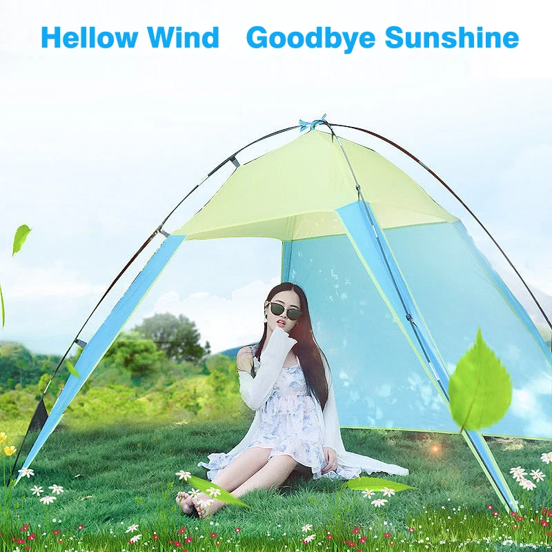Outdoor Camping Tent Waterproof Sunshield Triangle Sun Shelter Beach Large Space Easy Setup Traveling Hiking Fishing Portable
Outdoor Camping Tent Waterproof Sunshield Triangle Sun Shelter Beach Large Space Easy Setup Traveling Hiking Fishing Portable