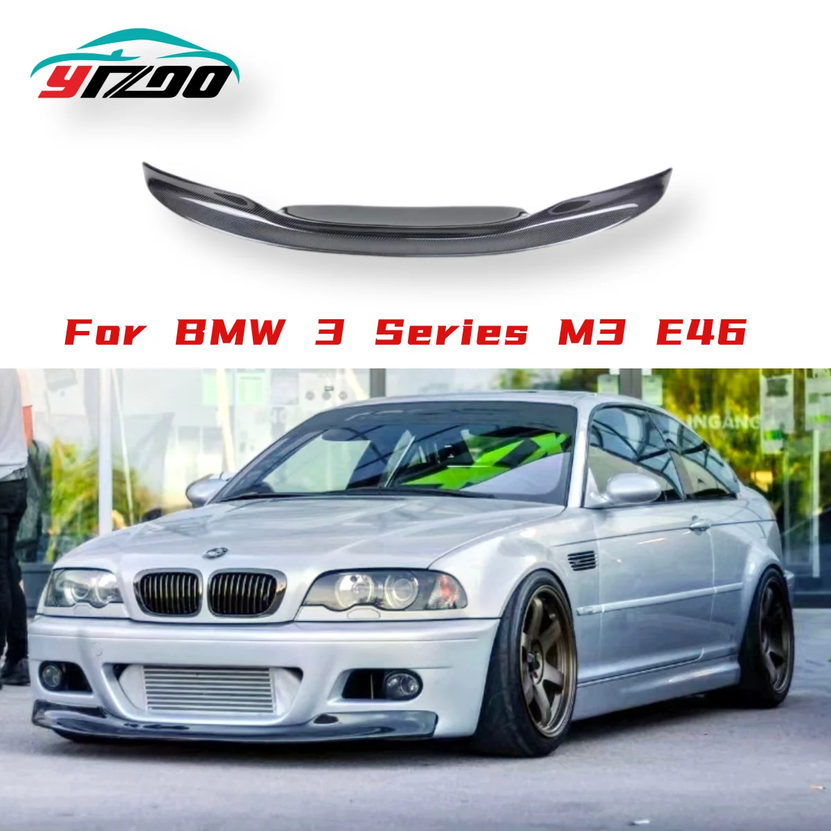 For BMW E46 M3 Front Lip CSL Style Front Lip Carbon Fiber Front Bumper Spoiler Lip for BMW E46 M3 1999-2006
For BMW E46 M3 Front Lip CSL Style Front Lip Carbon Fiber Front Bumper Spoiler Lip for BMW E46 M3 1999-2006