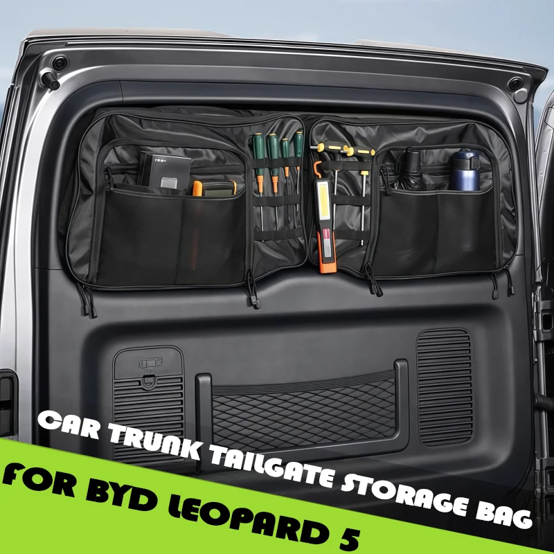 Car Trunk Tailgate Storage Bag Fit for BYD Leopard 5 Modified Auto Tailgate Oxford Leather Material Storage Bag Upgrade Parts
Car Trunk Tailgate Storage Bag Fit for BYD Leopard 5 Modified Auto Tailgate Oxford Leather Material Storage Bag Upgrade Parts