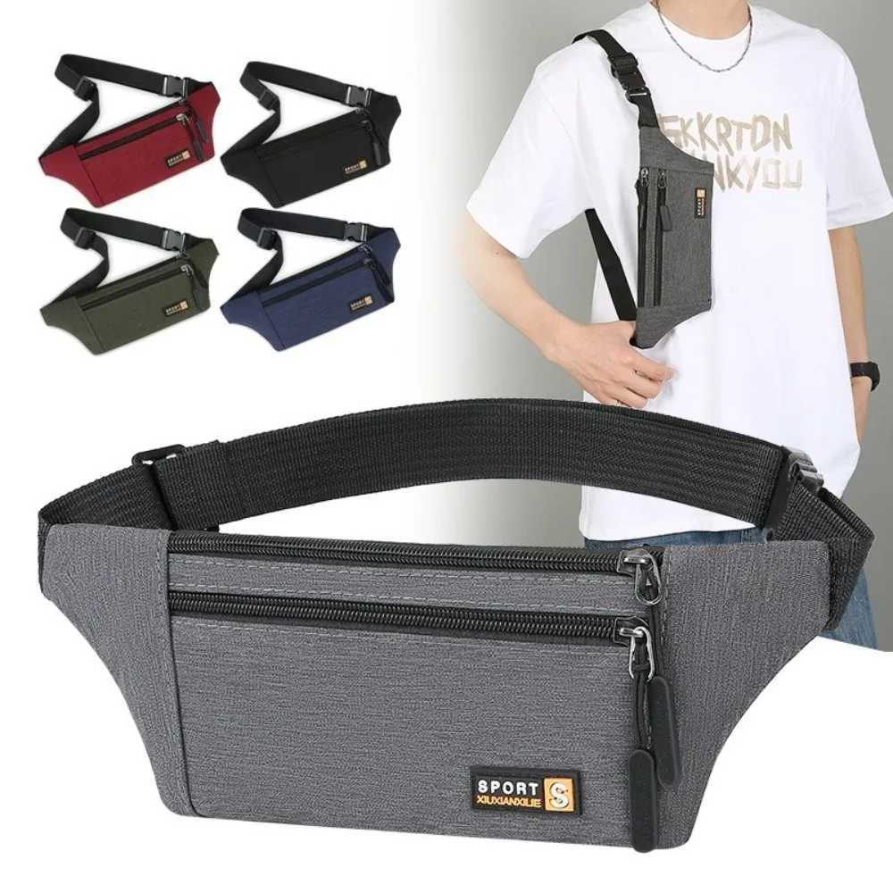 New Oxford Cloth Men Waist Pack Lightweight Waterproof Fanny Pouch Multi-Pockets Adjustable Strap Sport Waist Bag for Running
New Oxford Cloth Men Waist Pack Lightweight Waterproof Fanny Pouch Multi-Pockets Adjustable Strap Sport Waist Bag for Running