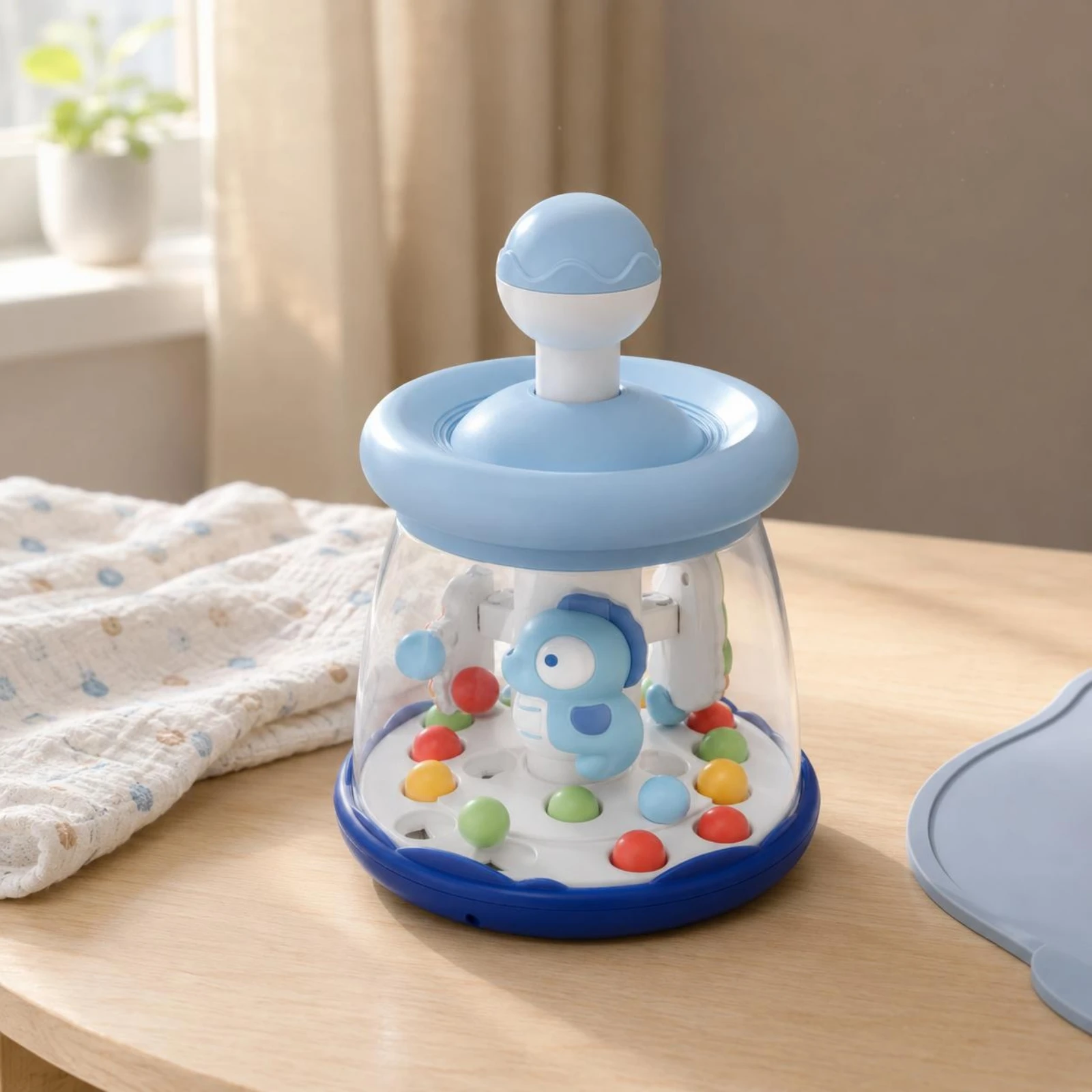 Press-Andtwist Toy Colorful Balls Baby Twirler Toy Infant Plaything Plastic Finish Child Playthings Fine Movement Skills
Press-Andtwist Toy Colorful Balls Baby Twirler Toy Infant Plaything Plastic Finish Child Playthings Fine Movement Skills