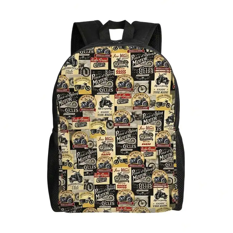 Motorcycle Collage Print Backpack For Adults
Motorcycle Collage Print Backpack For Adults