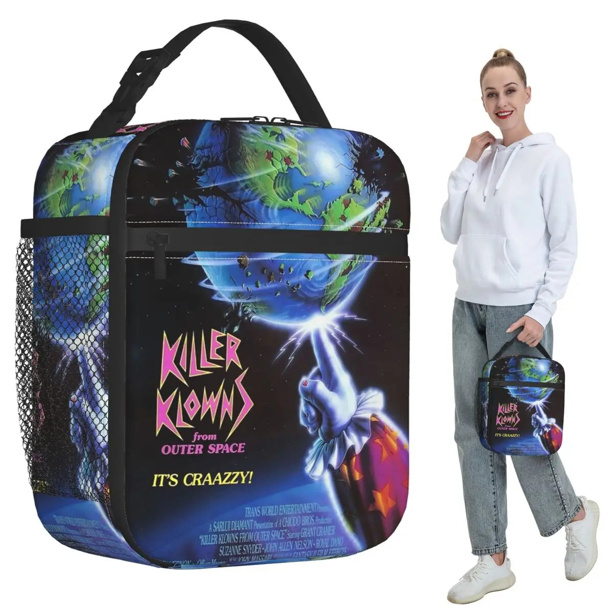 Термосумка для обедов Killer Klowns From Outer Space для женщин, офисный термоконтейнер для еды, портативный ланч-бокс
Термосумка для обедов Killer Klowns From Outer Space для женщин, офисный термоконтейнер для еды, портативный ланч-бокс