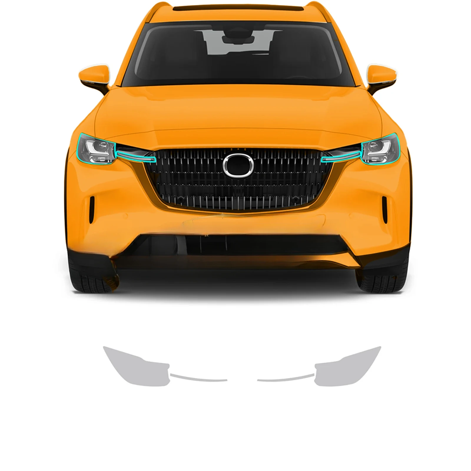 Car Headlight Rearview Film for Mazda CX90 2024 CX-90 Paint Protection Sticker Anti-scratch Exterior TPU PPF Transparent Repair
Car Headlight Rearview Film for Mazda CX90 2024 CX-90 Paint Protection Sticker Anti-scratch Exterior TPU PPF Transparent Repair