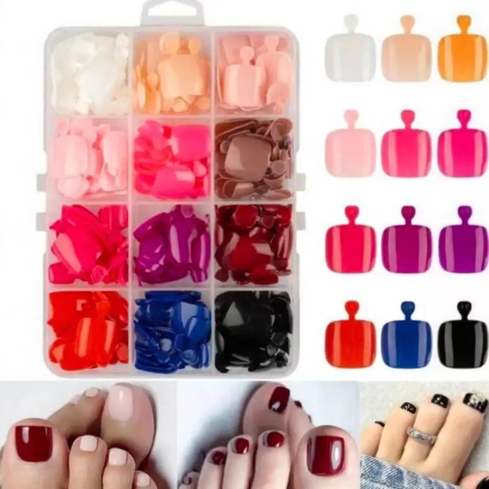96/144/288 Pcs Short Square False Toenail Tips Artificial Full Cover Fake Toenail Acrylic Wearable Foot Nail Art Tips
96/144/288 Pcs Short Square False Toenail Tips Artificial Full Cover Fake Toenail Acrylic Wearable Foot Nail Art Tips