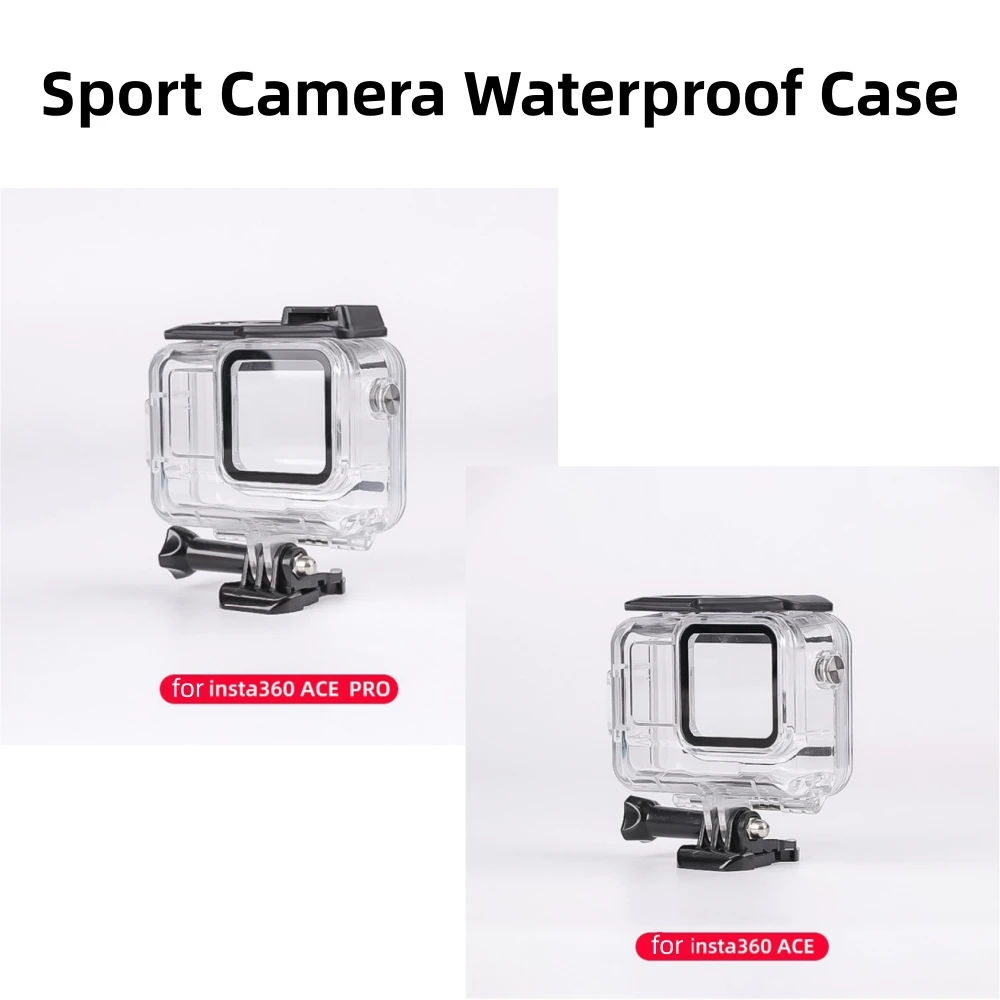 For Insta 360 ACE/ACE Pro Camera Transparent Waterproof Case Sports Camera Accessory Fitting Dive Protective Case
For Insta 360 ACE/ACE Pro Camera Transparent Waterproof Case Sports Camera Accessory Fitting Dive Protective Case