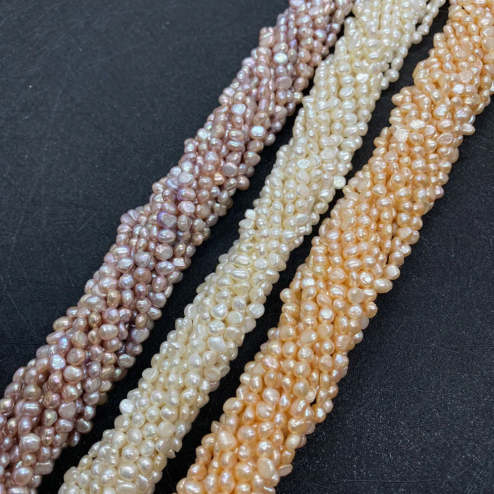 Natural Freshwater Pearls Irregular Shape Two-sided Shiny Beads Measuring 4-5mm Jewelry Making DIY Necklace Accessories Gifts
Natural Freshwater Pearls Irregular Shape Two-sided Shiny Beads Measuring 4-5mm Jewelry Making DIY Necklace Accessories Gifts