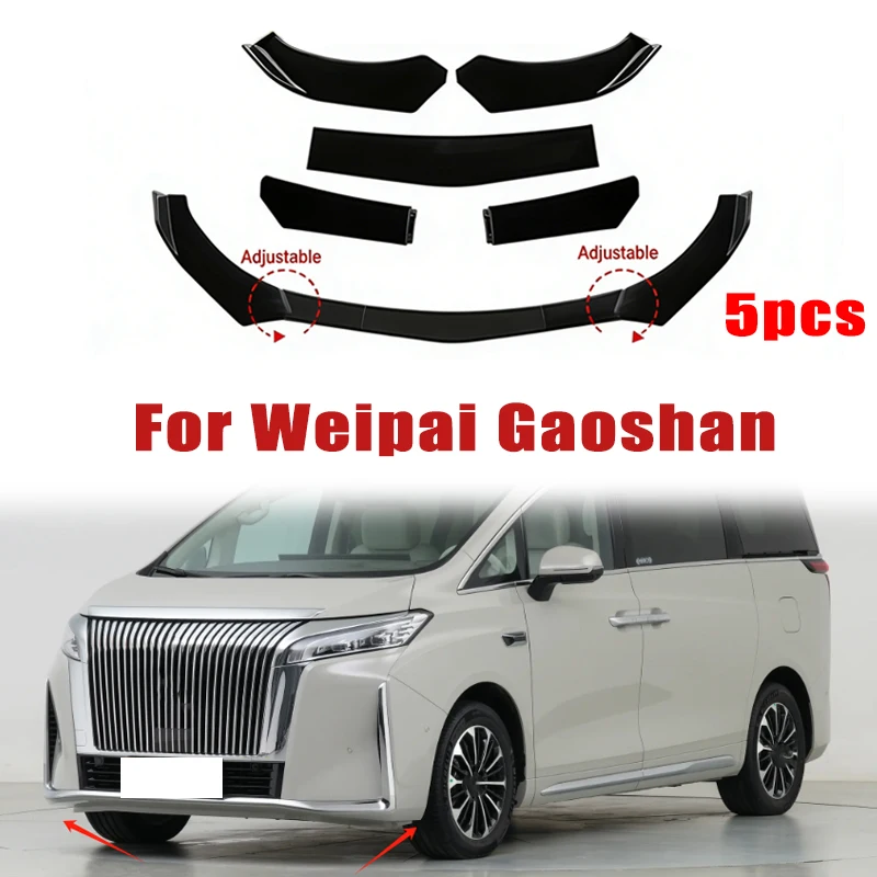 5Pcs ABS Material Universal Car Front Bumper Separator Bumper Lip Body Kit Duck Lip Separator For Weipai Gaoshan Accessories
5Pcs ABS Material Universal Car Front Bumper Separator Bumper Lip Body Kit Duck Lip Separator For Weipai Gaoshan Accessories