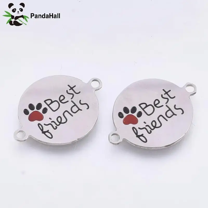 PandaHall 5Pcs 304 Stainless Steel Word Pendants Fit Bracelet Necklace Connectors Charms for Craft DIY Jewelry Making Findings
PandaHall 5Pcs 304 Stainless Steel Word Pendants Fit Bracelet Necklace Connectors Charms for Craft DIY Jewelry Making Findings