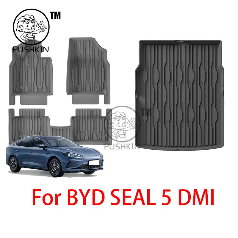 D Car Floor Mats For BYD Seal 5 DMi 2025 2026 Present Trunk Mat Waterproof Non-slip Foot Pad Car Mats Carpet
D Car Floor Mats For BYD Seal 5 DMi 2025 2026 Present Trunk Mat Waterproof Non-slip Foot Pad Car Mats Carpet