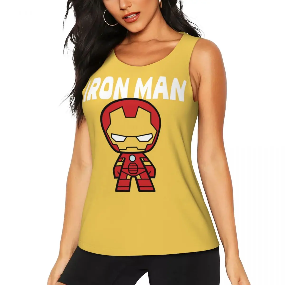 Custom Cute Mini Iron Man Workout Tank Tops for Women Quick Dry Sleeveless Yoga Shirt
Custom Cute Mini Iron Man Workout Tank Tops for Women Quick Dry Sleeveless Yoga Shirt