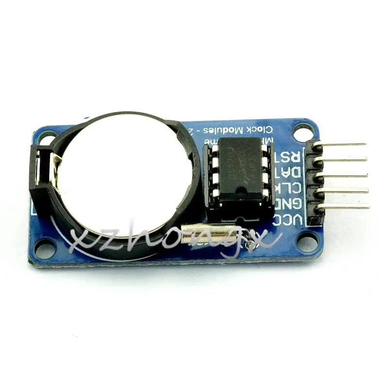 DS1302 real time clock module with battery CR2032 power down travel time DS1302 module
DS1302 real time clock module with battery CR2032 power down travel time DS1302 module