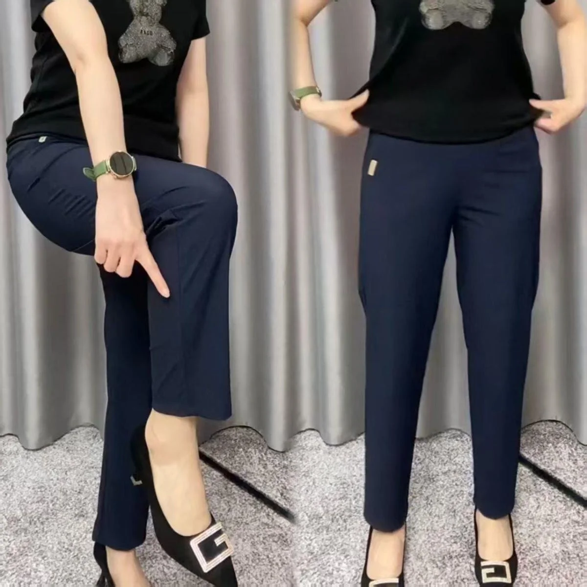 High Waist Harlan Casual Pants Women's Summer Slimming Versatile Nine Points Loose Breathable Comfortable Fashionable New Style
High Waist Harlan Casual Pants Women's Summer Slimming Versatile Nine Points Loose Breathable Comfortable Fashionable New Style
