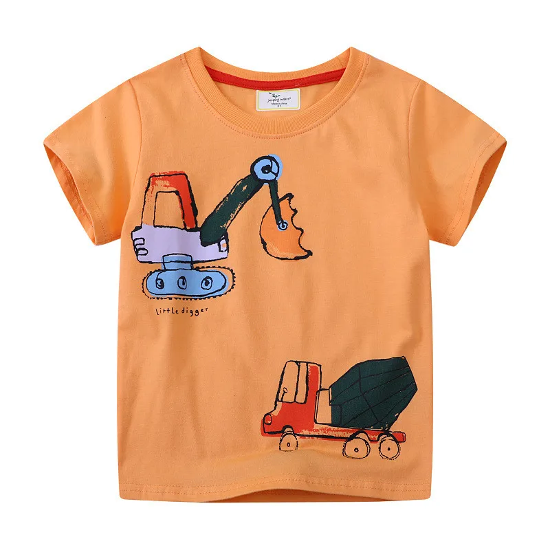 Jumping Meters 2-7T 2025 New Arrival Summer Boys Girls Tees Cartoon Print Kids Tops Cotton Fashion Baby Clothes
Jumping Meters 2-7T 2025 New Arrival Summer Boys Girls Tees Cartoon Print Kids Tops Cotton Fashion Baby Clothes