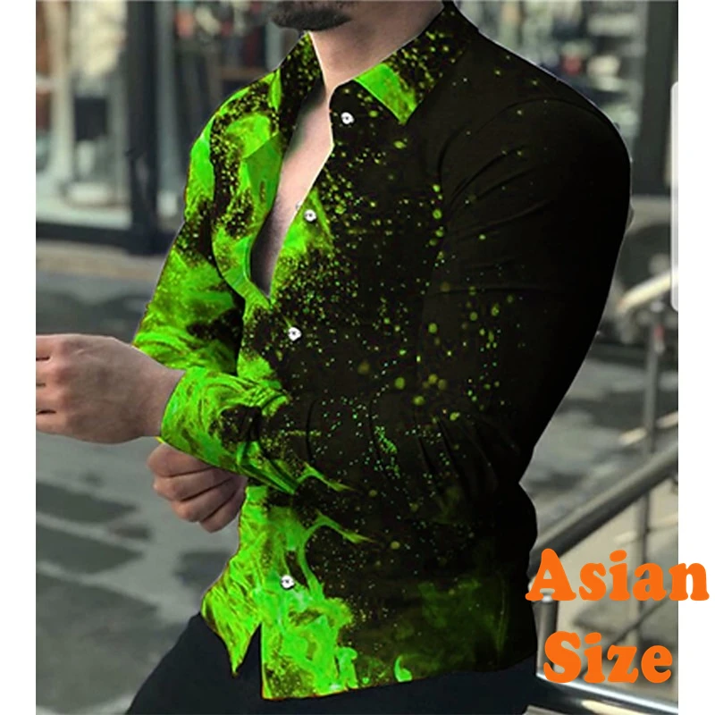 Flame Shirt Men Harajuku Street Long Sleeve Button Shirts Men's Clothing Street Personality Trend Asian Size 2025 Spring Blouse
Flame Shirt Men Harajuku Street Long Sleeve Button Shirts Men's Clothing Street Personality Trend Asian Size 2025 Spring Blouse