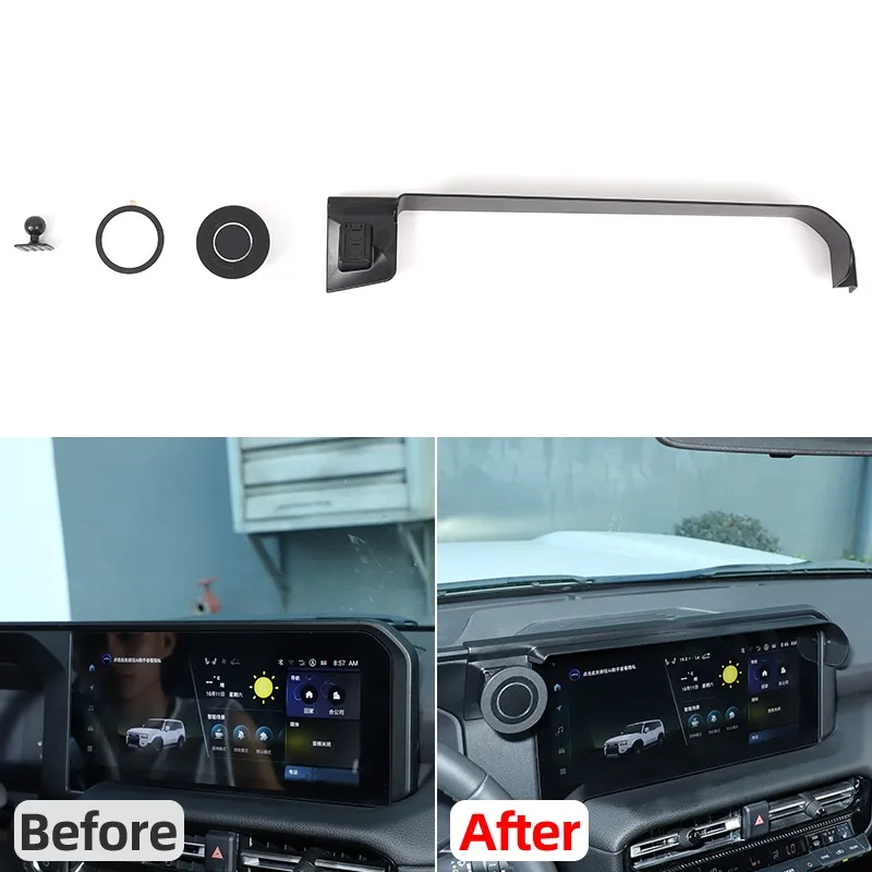 ABS For Toyota Prado 2024-2026+ Center Console Dashboard Navigation Screen Sun Visor Trim Cover Car Accessories
ABS For Toyota Prado 2024-2026+ Center Console Dashboard Navigation Screen Sun Visor Trim Cover Car Accessories