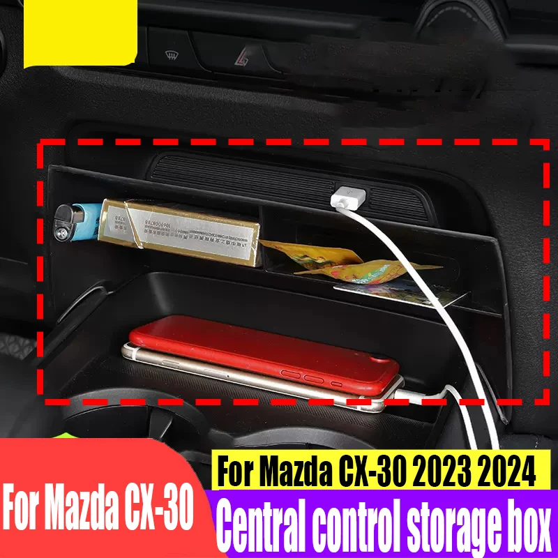 Central control storage box instrument panel storage box decorative frame For Mazda CX-30 2023 2024
Central control storage box instrument panel storage box decorative frame For Mazda CX-30 2023 2024
