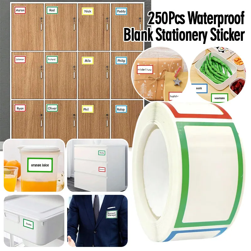 1000Pcs Blank Stickers Self Adhesive Removable Label Stickers Tool Waterproof Handwritten Name Stickers for Containers
1000Pcs Blank Stickers Self Adhesive Removable Label Stickers Tool Waterproof Handwritten Name Stickers for Containers