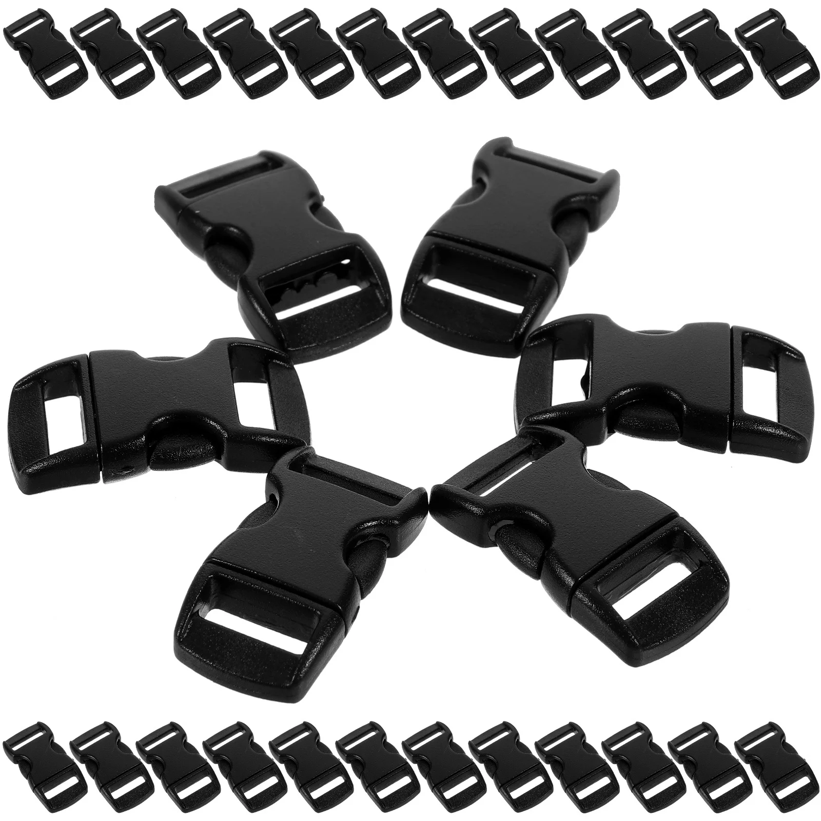 50Pcs Highgrade Hard Plastic Side Release Buckles 38mm Hole 106mm Length for Webbing Dog Collar Paracord Side Release Buckles
50Pcs Highgrade Hard Plastic Side Release Buckles 38mm Hole 106mm Length for Webbing Dog Collar Paracord Side Release Buckles