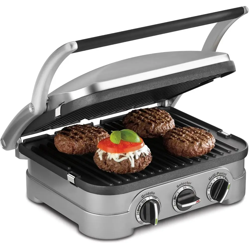 Griddler Indoor Grill, Panini Pr, Sandwich Maker & More, 5-in-1 Grilling, Dishwasher-Sae Nonstick Cooking Plates, GR-4NNAS, Stai
Griddler Indoor Grill, Panini Pr, Sandwich Maker & More, 5-in-1 Grilling, Dishwasher-Sae Nonstick Cooking Plates, GR-4NNAS, Stai