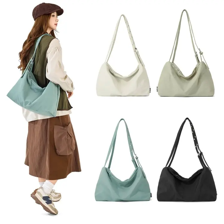 Большая вместительная сумка для поездок на работу, повседневная сумка через плечо для женщин, простой дизайн, для ежедневного использования, из нейлонового материала, мягкая, квадратной формы.
Большая вместительная сумка для поездок на работу, повседневная сумка через плечо для женщин, простой дизайн, для ежедневного использования, из нейлонового материала, мягкая, квадратной формы.