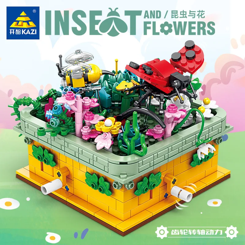 Mechanical Flower Building Blocks Set STEM Educational Toy for Kids Boys Girls Small Bricks Creative DIY Gift
Mechanical Flower Building Blocks Set STEM Educational Toy for Kids Boys Girls Small Bricks Creative DIY Gift