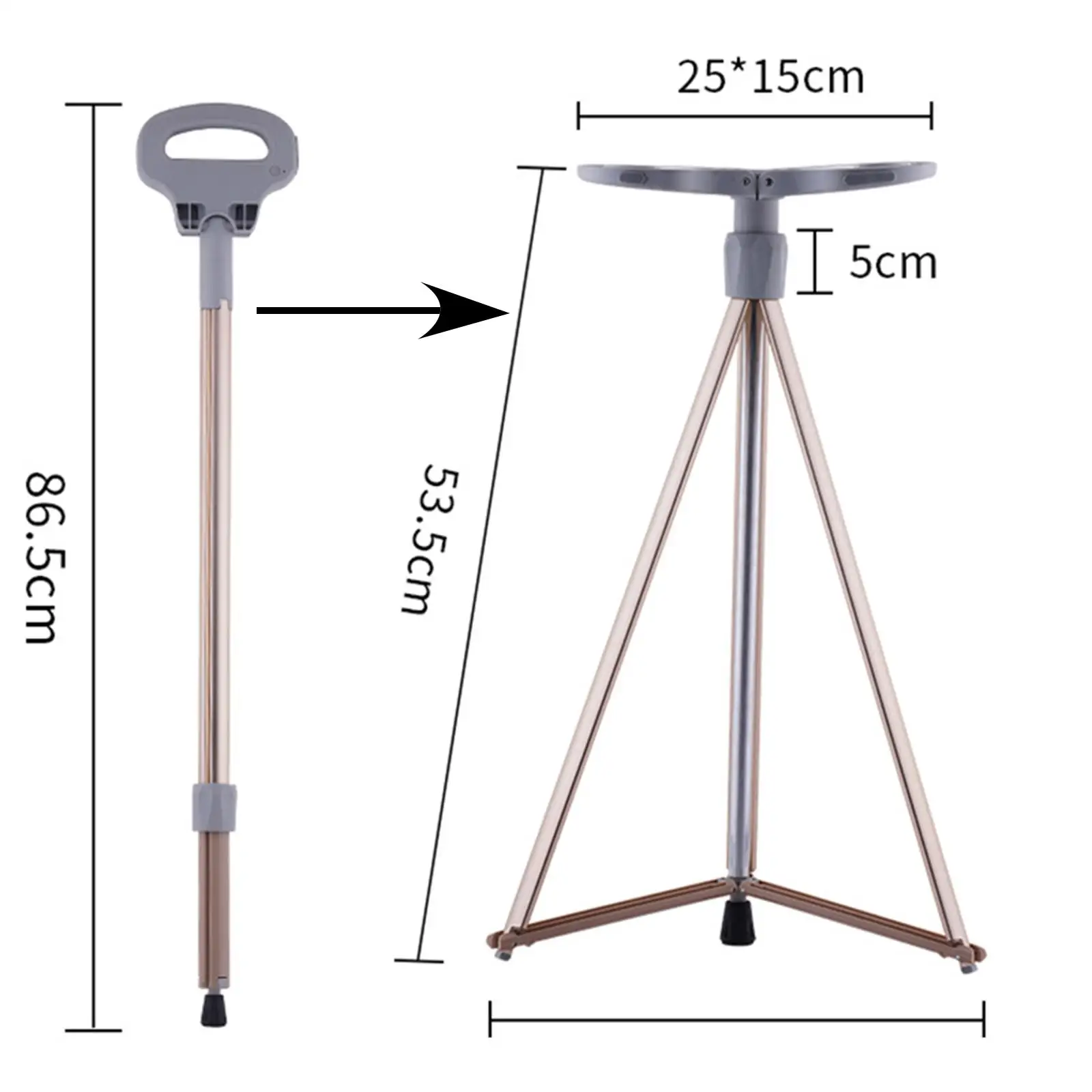 Trekking Poles Aluminium Alloy Outdoor Folding Crutch Chair Portable Folding Cane Stool for Hiking
Trekking Poles Aluminium Alloy Outdoor Folding Crutch Chair Portable Folding Cane Stool for Hiking