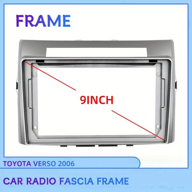 22.86 cm Car Radio Stereo Screen PaneDashboard Kit for Toyota Corolla Verso AR10 2004-2009 ABS Material,Only the face frame
22.86 cm Car Radio Stereo Screen PaneDashboard Kit for Toyota Corolla Verso AR10 2004-2009 ABS Material,Only the face frame