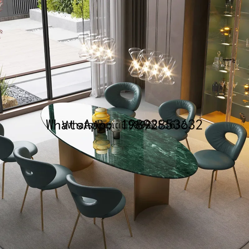 W5.14 -*Natural marble French dining table Modern simple light luxury household rectangular table
W5.14 -*Natural marble French dining table Modern simple light luxury household rectangular table