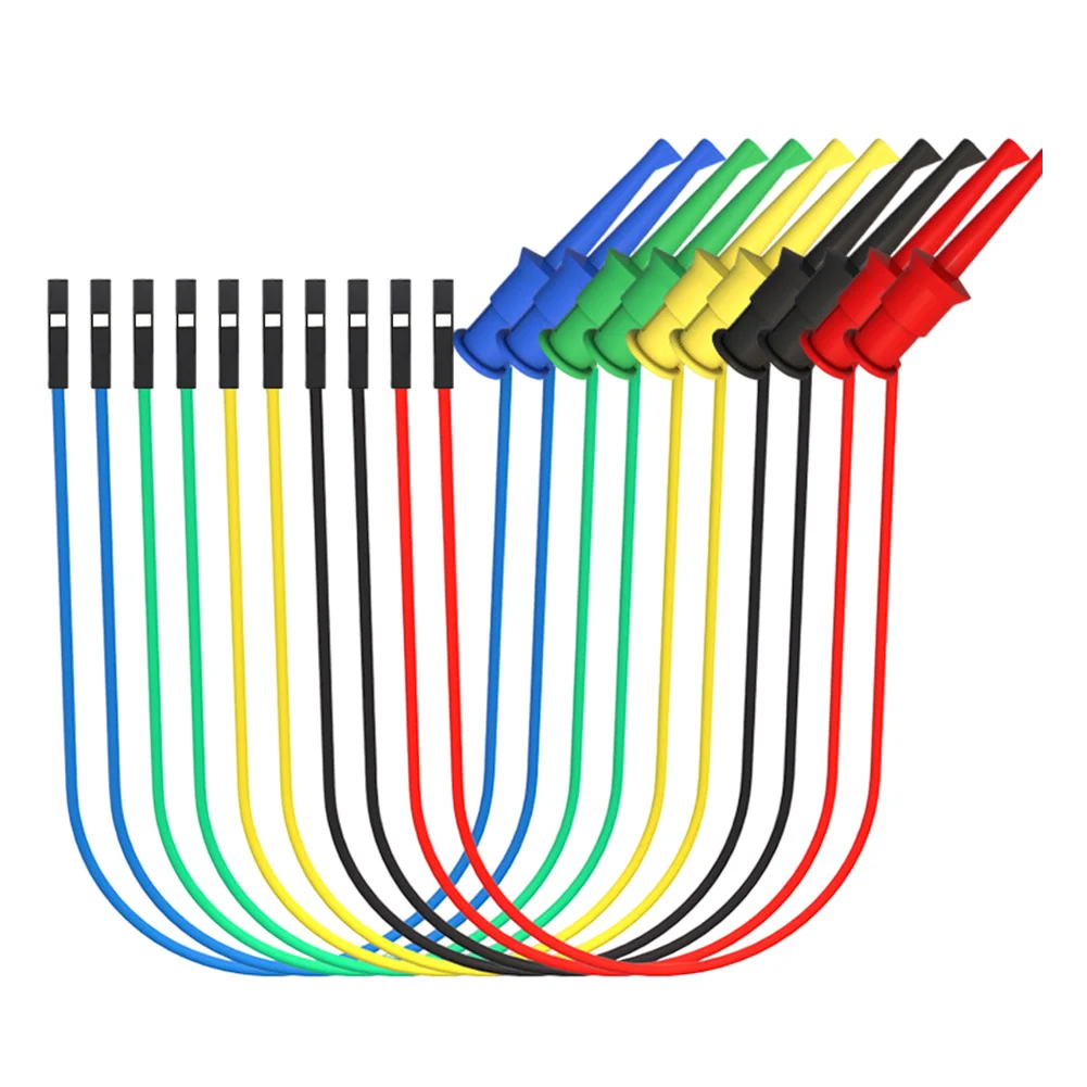 10pcs Test Hook Clip Test Leads Kit Replacement Parts For Multimeter LED Light Strips Electrical Testing
10pcs Test Hook Clip Test Leads Kit Replacement Parts For Multimeter LED Light Strips Electrical Testing