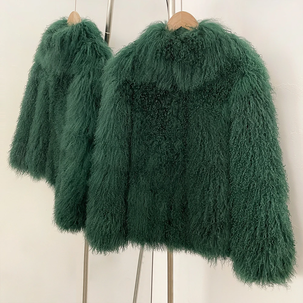 Reality Fur Coat Women Real Mongolia Sheep Fur Jacket Autumn Winter Female Designer Fashion Thick Warm Fur Outerwear Lady
Reality Fur Coat Women Real Mongolia Sheep Fur Jacket Autumn Winter Female Designer Fashion Thick Warm Fur Outerwear Lady