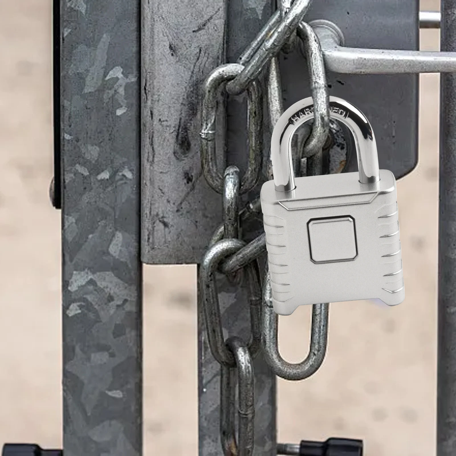 For Gates Anti-theft Padlock Outdoor Use Indoor Use Silver Waterproof Padlock Hardened Padlock Outdoor Padlock
For Gates Anti-theft Padlock Outdoor Use Indoor Use Silver Waterproof Padlock Hardened Padlock Outdoor Padlock