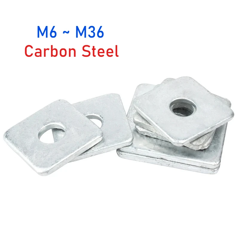 M6~M36 Hot/Cold Dip Galvanized Carbon Steel Square Flat Washer Curtain Wall Gasket Thickness 3mm~10mm
M6~M36 Hot/Cold Dip Galvanized Carbon Steel Square Flat Washer Curtain Wall Gasket Thickness 3mm~10mm