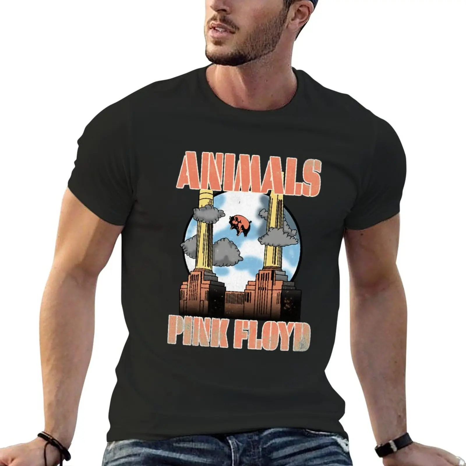 New Band Pink Flying Pig For Fans T-Shirt customized t shirts heavyweight t shirts men clothing
New Band Pink Flying Pig For Fans T-Shirt customized t shirts heavyweight t shirts men clothing