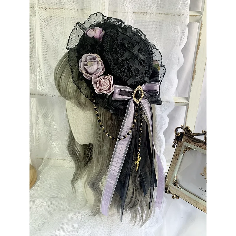 Original Lolita Elegant small hats Gothic Gorgeous Lolita Versatile hair Clip Sleeve Gloves Flower Flat Hat Small Accessories
Original Lolita Elegant small hats Gothic Gorgeous Lolita Versatile hair Clip Sleeve Gloves Flower Flat Hat Small Accessories