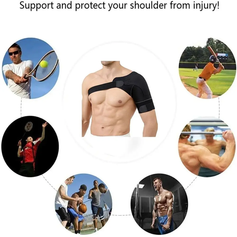 Adjustable Shoulder Strap Support Compression Breathable Sports Shoulder Protective Stability Brace Anti Dislocation Arm Straps
Adjustable Shoulder Strap Support Compression Breathable Sports Shoulder Protective Stability Brace Anti Dislocation Arm Straps