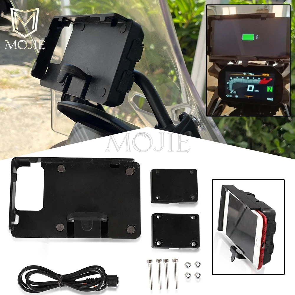Wireless and USB Charging For BMW R1200GS R1250GS F750GS F850GS CRF 1000 L F700GS F800GS Mobile Phone Navigation phone bracket
Wireless and USB Charging For BMW R1200GS R1250GS F750GS F850GS CRF 1000 L F700GS F800GS Mobile Phone Navigation phone bracket