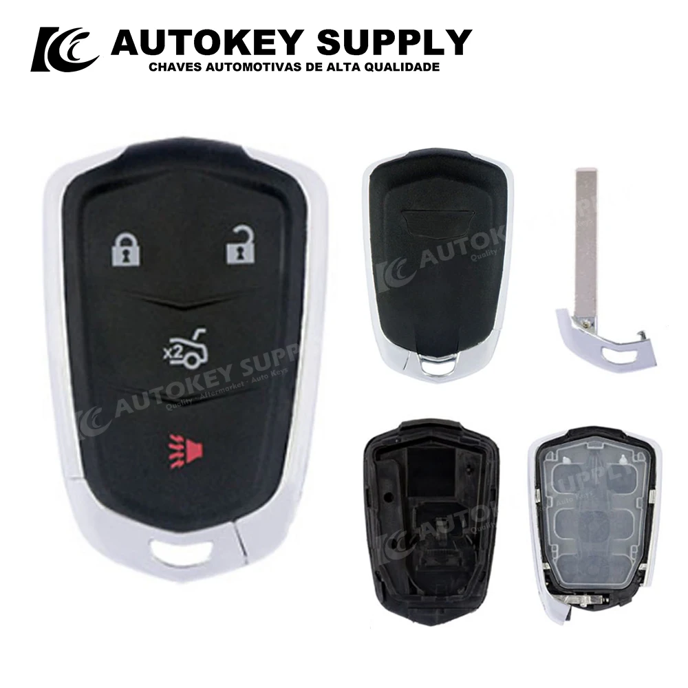 ForCadillac Smart Card Key Shell Shield With 4 Buttons(With Logo) Autokeysupply AKCAS225
ForCadillac Smart Card Key Shell Shield With 4 Buttons(With Logo) Autokeysupply AKCAS225