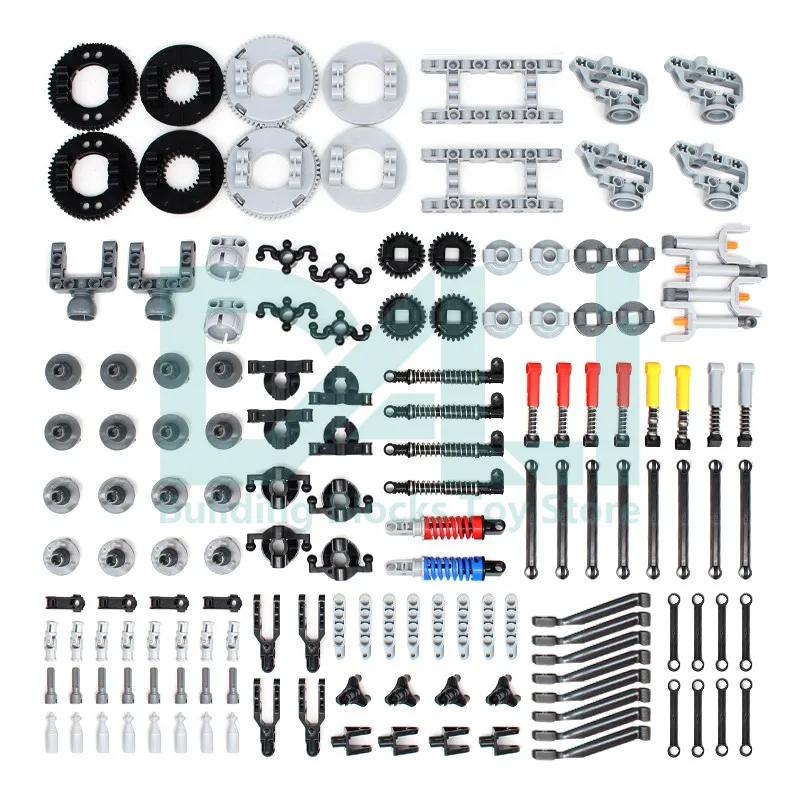 148Pcs MOC Technical Parts Gear Link Liftarm Auto Suspension High-Tech Building Block Bricks Accessories Compatible Toy
148Pcs MOC Technical Parts Gear Link Liftarm Auto Suspension High-Tech Building Block Bricks Accessories Compatible Toy