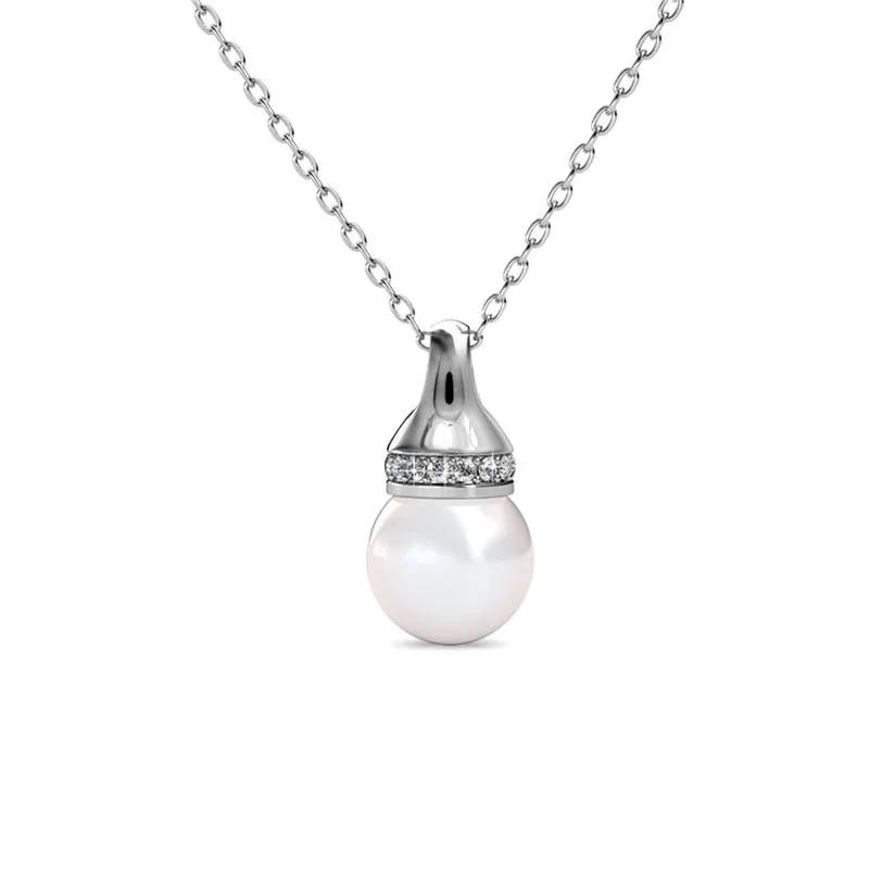 Daisini Кристаллы из Сваровски Капля воды Жемчужный кулон Ожерелье Женщины Медь Заручини Свадьба Элегантные ювелирные изделия
Daisini Кристаллы из Сваровски Капля воды Жемчужный кулон Ожерелье Женщины Медь Заручини Свадьба Элегантные ювелирные изделия