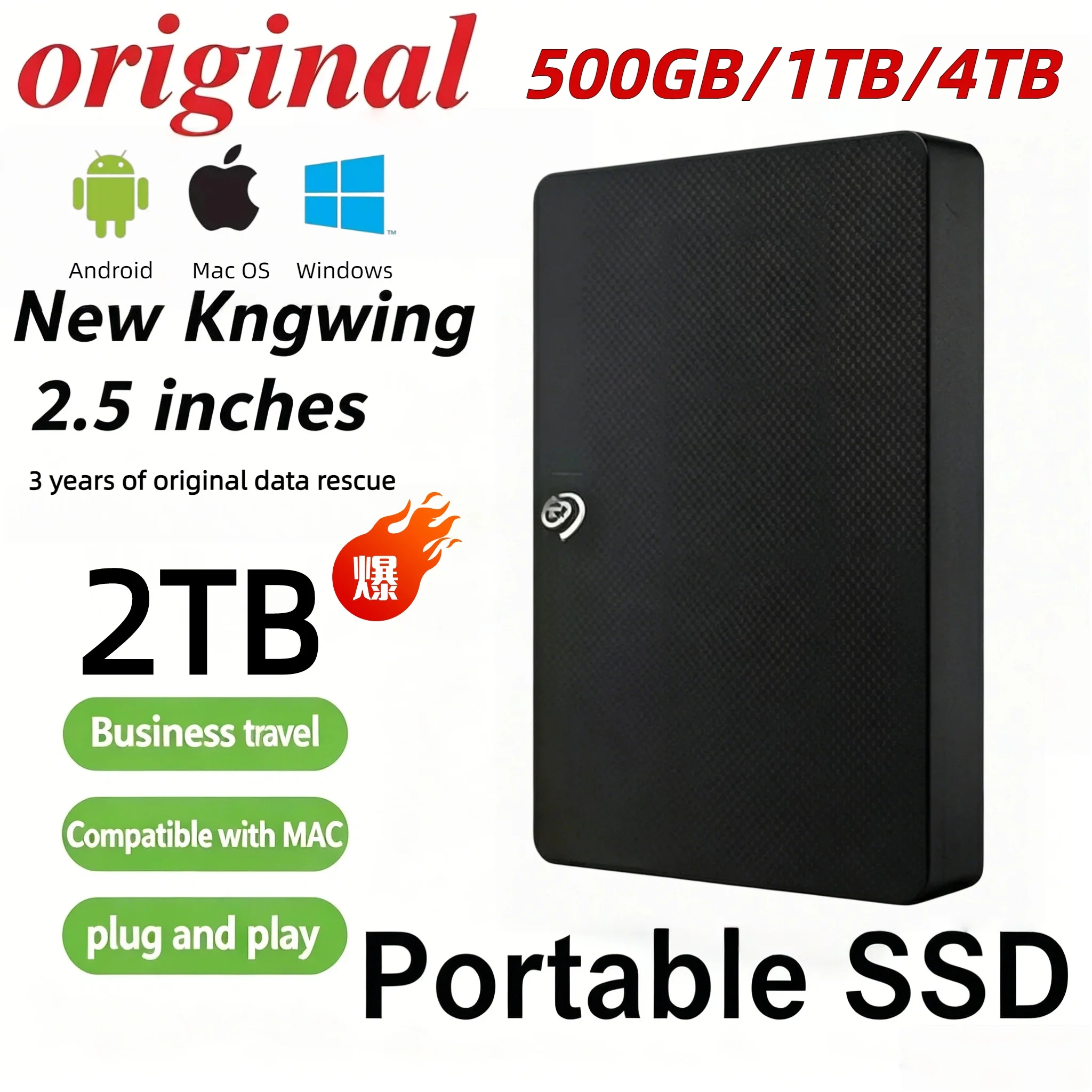 OEM For Seagate Expansion HDD Drive Disk 500GB 1TB 2TB USB3.0 External HDD 2.5 Inch Portable External Hard Disk BOX Pro
OEM For Seagate Expansion HDD Drive Disk 500GB 1TB 2TB USB3.0 External HDD 2.5 Inch Portable External Hard Disk BOX Pro