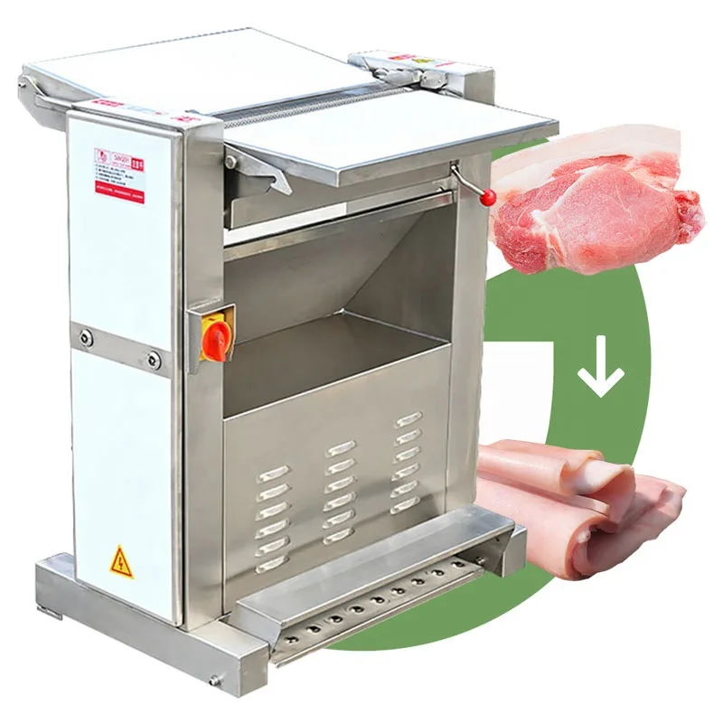 Beef Lamb Skin Slice Pig Pork Rind Peel Fat Peeler Remove Meat Cut Skinner Machine
Beef Lamb Skin Slice Pig Pork Rind Peel Fat Peeler Remove Meat Cut Skinner Machine
